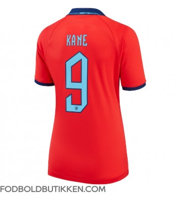 England Harry Kane #9 Udebanetrøje Dame VM 2022 Kortærmet